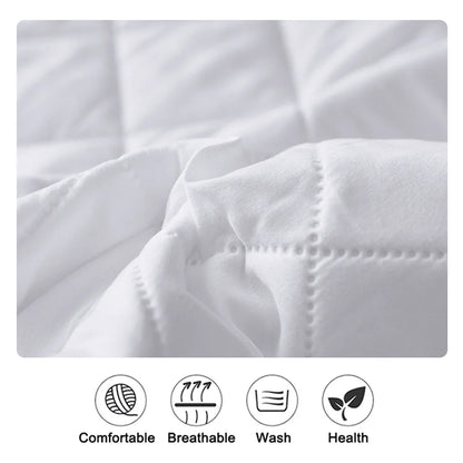 Waterproof Throw Mattress Cover Bed Fitted Sheet Mattress Protector Single/Double/140/160 Muti Size  Gray/White