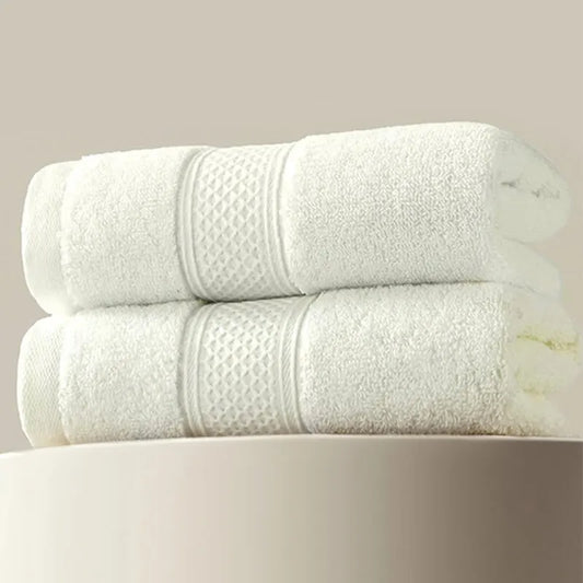 Cotton Towel Bathroom Face Towel Strong Absorbent Soft Non-shedding Adult Towel Thickened Box in Two Packs