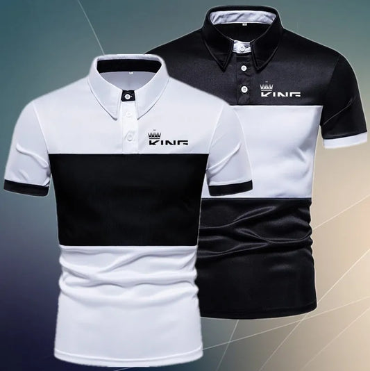 New Men's Fashion Casual Sports Short Sleeve Polo Shirt Top T-Shirt