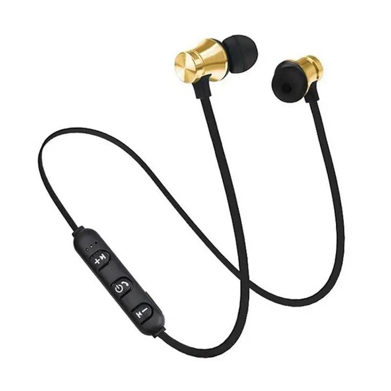 Magnetic Wireless Earphone Bluetooth Stereo Sports Waterproof Earbuds In Ear Headset with Mic Free Shipping